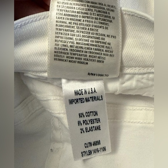 Citizens Of Humanity Rocket High Rise Skinny White Jeans 27 Regular - Picture 8 of 13